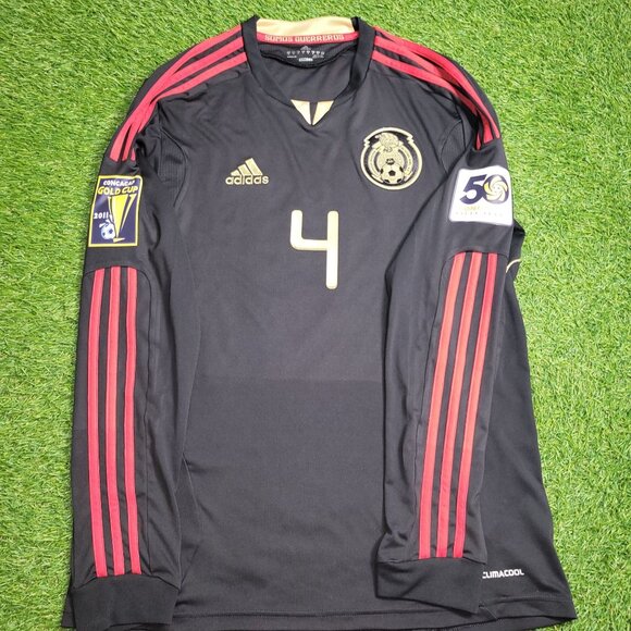 Marquez Mexico 2011 GOLD CUP FINAL Soccer Away Jersey Shirt M SKU# V13582 - Picture 2 of 9